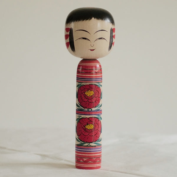 KOKESHI VINTAGE DE STYLE TOGATTA PAR SATO KAZUO / 24,5 CM