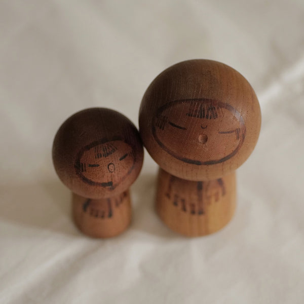 DUO DE KOKESHI VINTAGE PAR MURAKAMI KENICHI / 10 CM