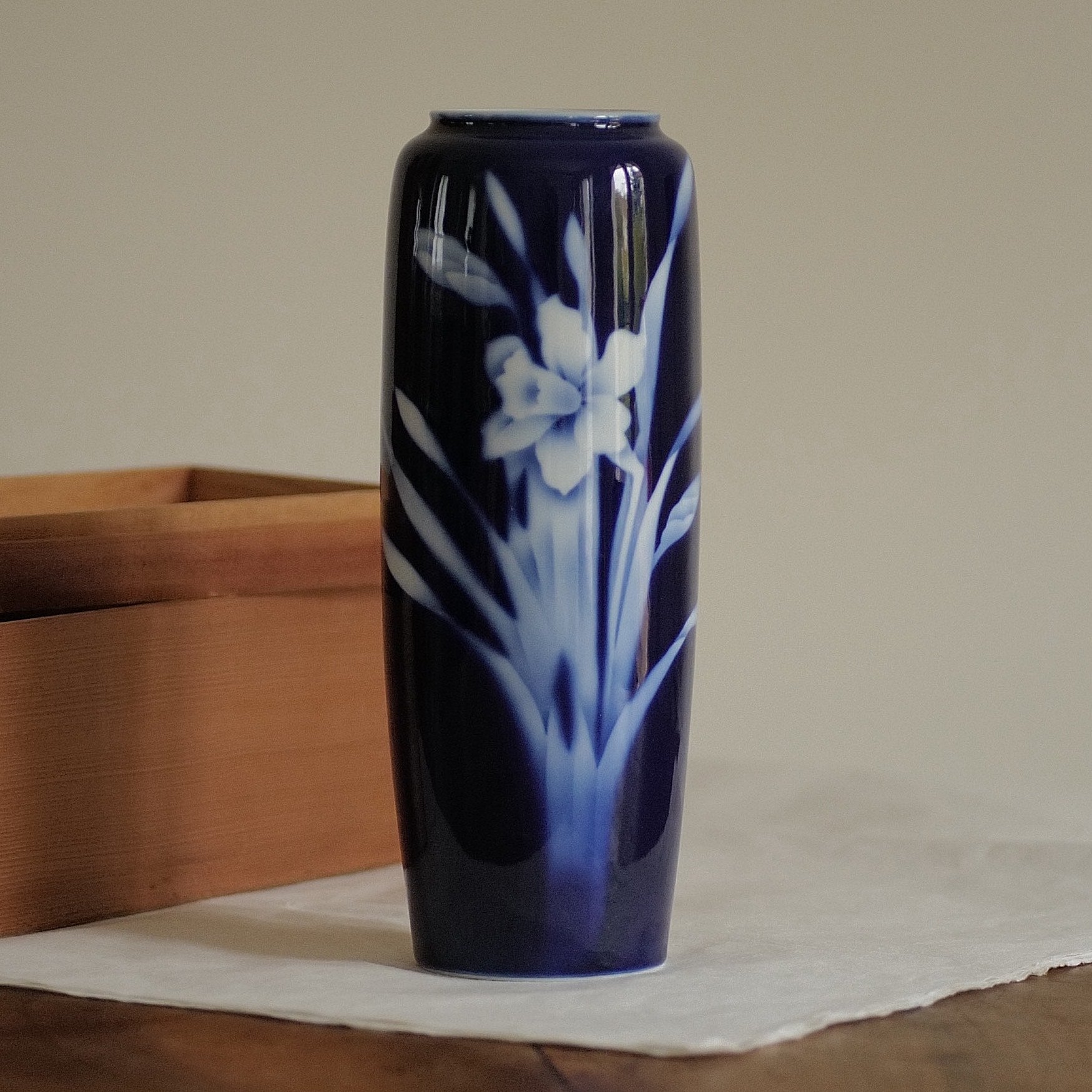 VASE FUKAGAWA VINTAGE / MAISON FUKAGAWA SEIJI / AVEC SA BOÎTE