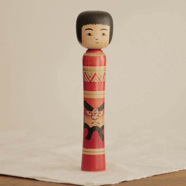 KOKESHI VINTAGE DE STYLE TSUGARU PAR HASEGAWA KENZO / 28 CM