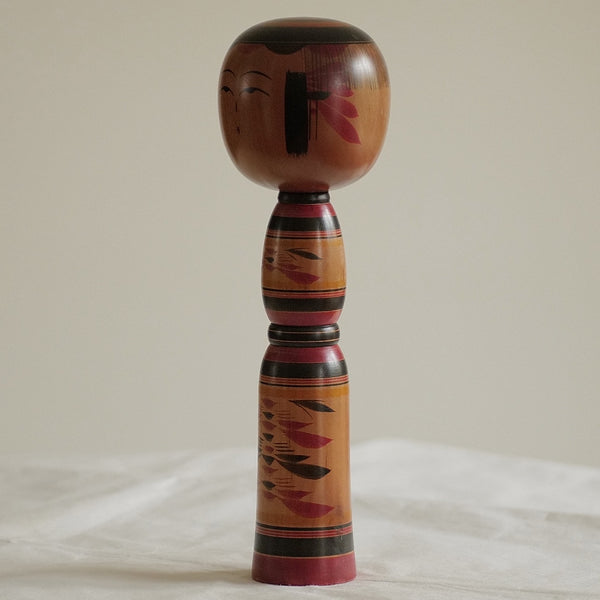 KOKESHI VINTAGE YAJIRO PAR SATO MINAO / 30 CM