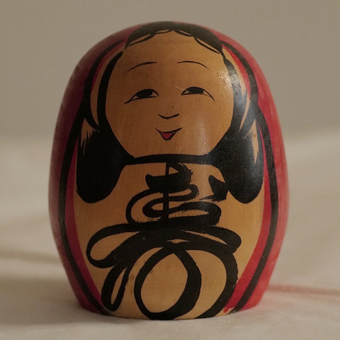 HIME DARUMA VINTAGE PAR TOKUNAGA SHINICHI / 14 CM