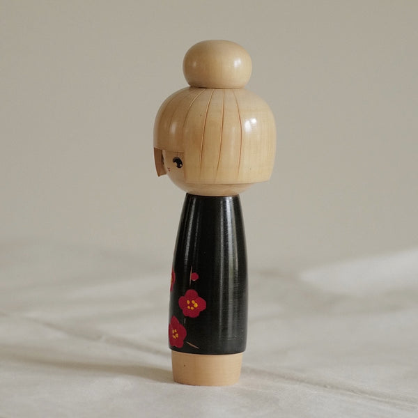 KOKESHI VINTAGE PAR KOHO / AVEC SA BOÎTE / 18,5 CM