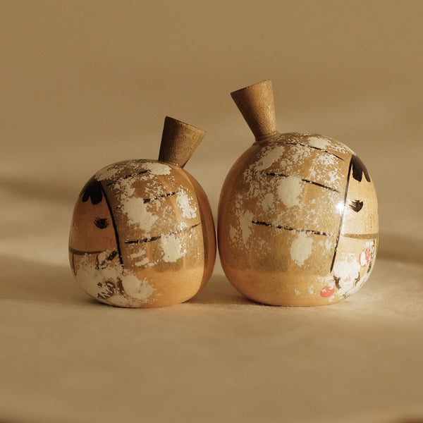 DUO DE KOKESHI VINTAGES YUKINKO / 6 CM