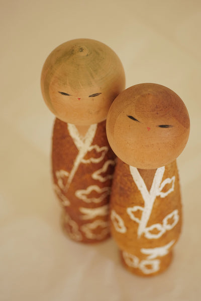 KOKESHI VINTAGE PAR WATANABE MASAO / 27,5 CM