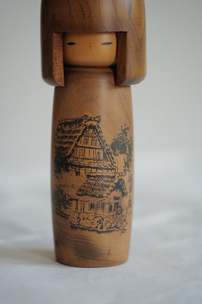 KOKESHI VINTAGE USABURO / 18,5 CM