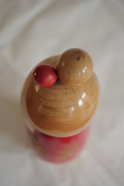 GRANDE KOKESHI VINTAGE PAR SATO SUIGAI / 31,5 CM