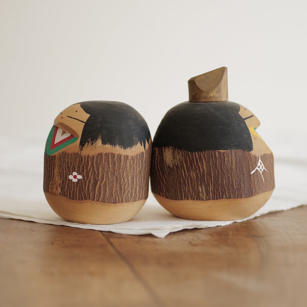 DUO DE KOKESHI VINTAGES HINA MATSURI / 12,5 CM