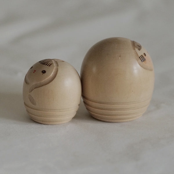 DUO DE KOKESHI VINTAGES PAR MURAKAMI KENICHI / 6 CM