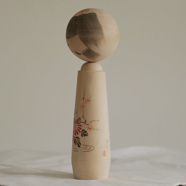 KOKESHI VINTAGE PAR KISAKU / 32 CM