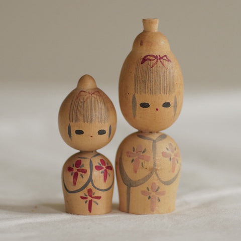 DUO DE KOKESHI VINTAGE / 9 CM