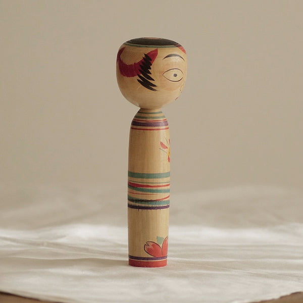 KOKESHI NAKANOSAWA VINTAGE PAR HONDA NOBUO / 18,5 CM