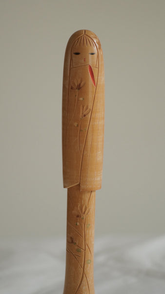 KOKESHI "KAMI" VINTAGE PAR KURIBAYASHI ISSETSU / 25,5 CM