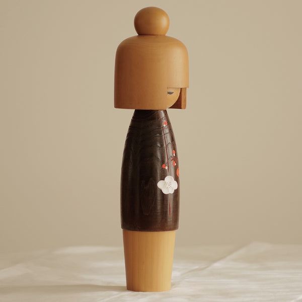 KOKESHI VINTAGE PAR USABURO / 37 CM