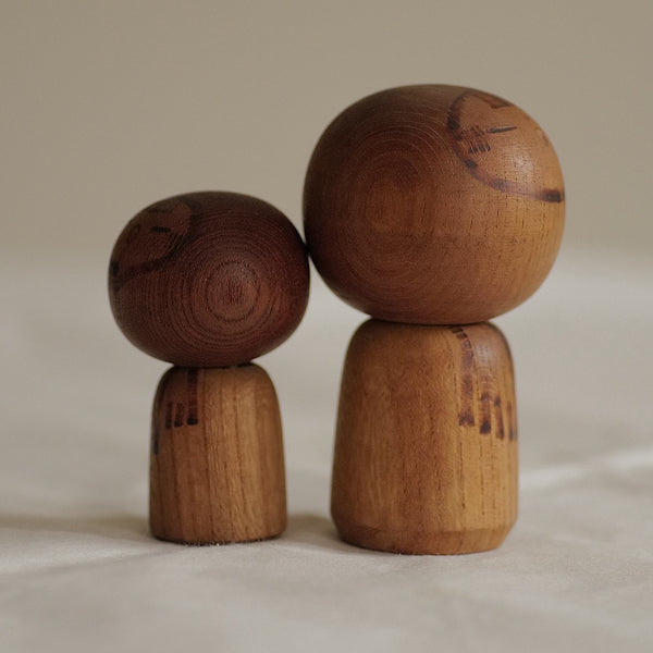 DUO DE KOKESHI VINTAGE PAR MURAKAMI KENICHI / 10 CM