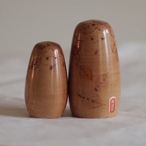 DUO DE KOKESHI VINTAGES / 10 CM