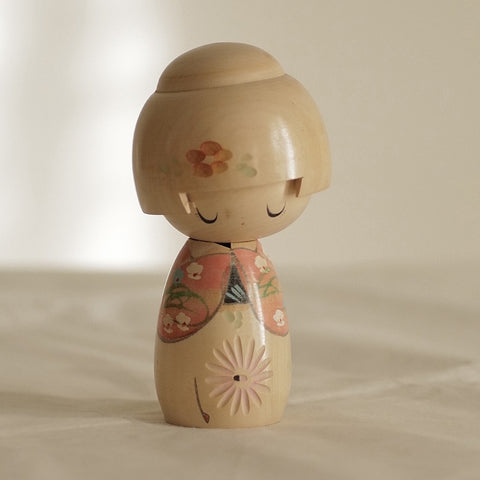 KOKESHI VINTAGE PAR SHIUN / 13 CM