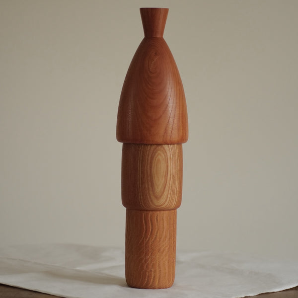 GRANDE KOKESHI VINTAGE PAR SHOZAN SHIDO / 46,5 CM