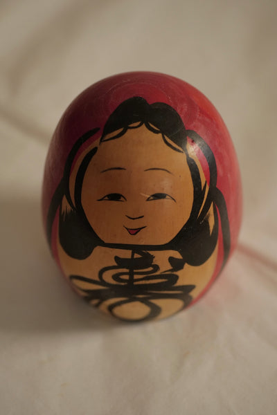 HIME DARUMA VINTAGE PAR TOKUNAGA SHINICHI / 14 CM