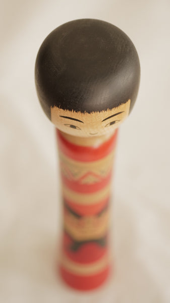 KOKESHI VINTAGE DE STYLE TSUGARU PAR HASEGAWA KENZO / 28 CM