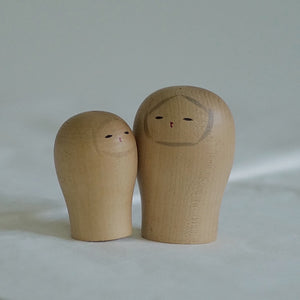 DUO DE KOKESHI VINTAGE  / 8 CM