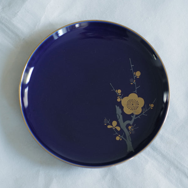 PETITE ASSIETTE VINTAGE BLEU NUIT / FUKAGAWA