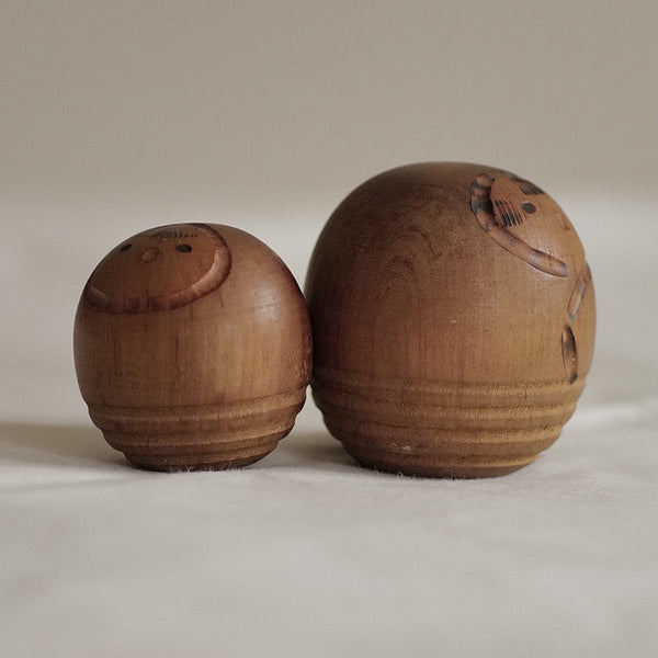 DUO DE KOKESHI VINTAGES PAR MURAKAMI KENICHI / 6 CM