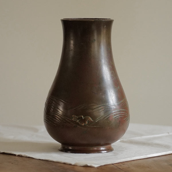 VASE ANCIEN EN BRONZE / CHIDORI