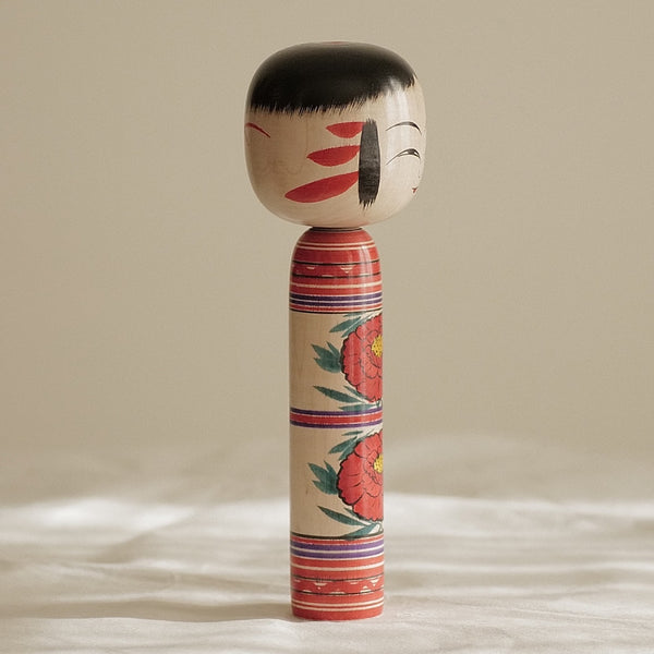 KOKESHI VINTAGE DE STYLE TOGATTA PAR SATO KAZUO / 24,5 CM