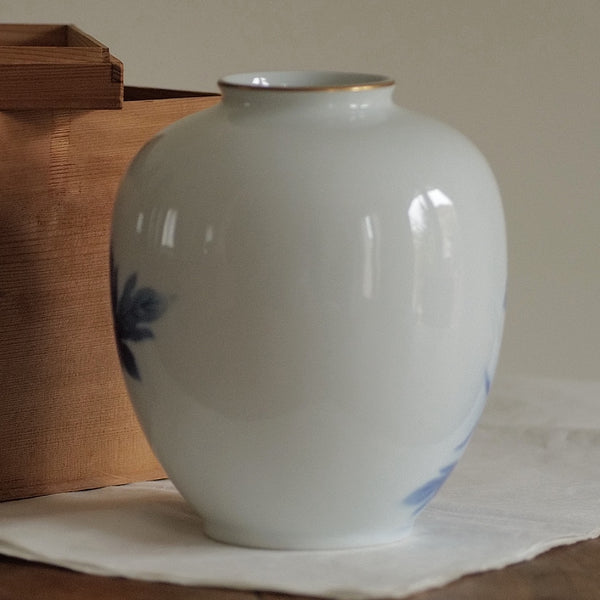 VASE FUKAGAWA VINTAGE / MAISON FUKAGAWA SEIJI / AVEC SA BOÎTE