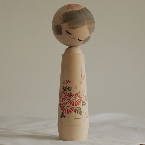 KOKESHI VINTAGE PAR KISAKU / 32 CM