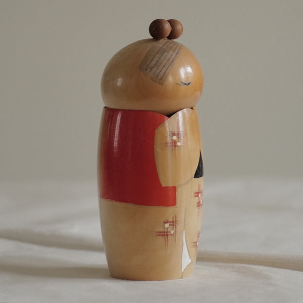 KOKESHI  VINTAGE PAR KISHI SADAO / 16,5 CM