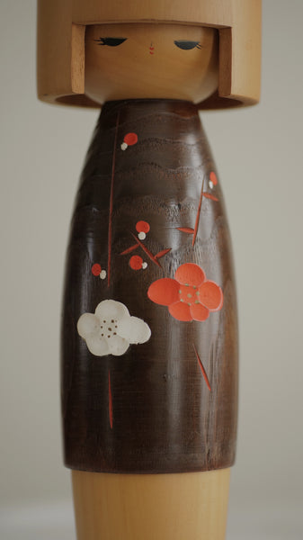 KOKESHI VINTAGE PAR USABURO / 37 CM