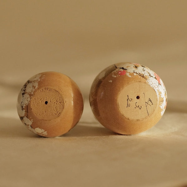 DUO DE KOKESHI VINTAGES YUKINKO / 6 CM