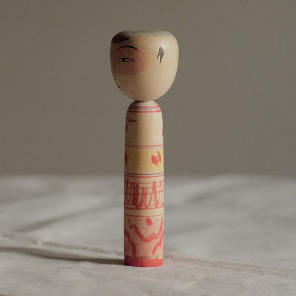 KOKESHI NAKANOSAWA VINTAGE PAR ARAKAWA YOICHI / 18,5 CM