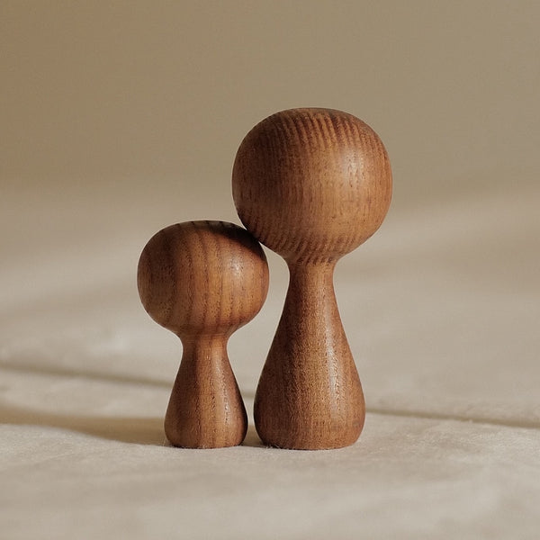 DUO DE KOKESHI VINTAGES PAR HIDEO ISHIHARA / 8 CM