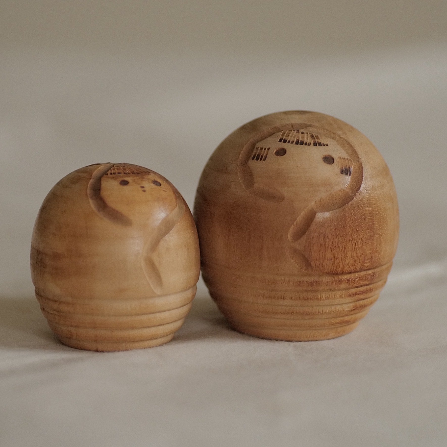 DUO DE KOKESHI VINTAGES PAR MURAKAMI KENICHI / 6 CM