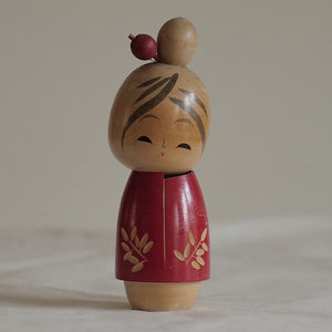 KOKESHI VINTAGE PAR SATO SUIGAI / 17,5 CM