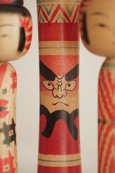 KOKESHI VINTAGE DE STYLE TSUGARU PAR HASEGAWA KENZO / 28 CM