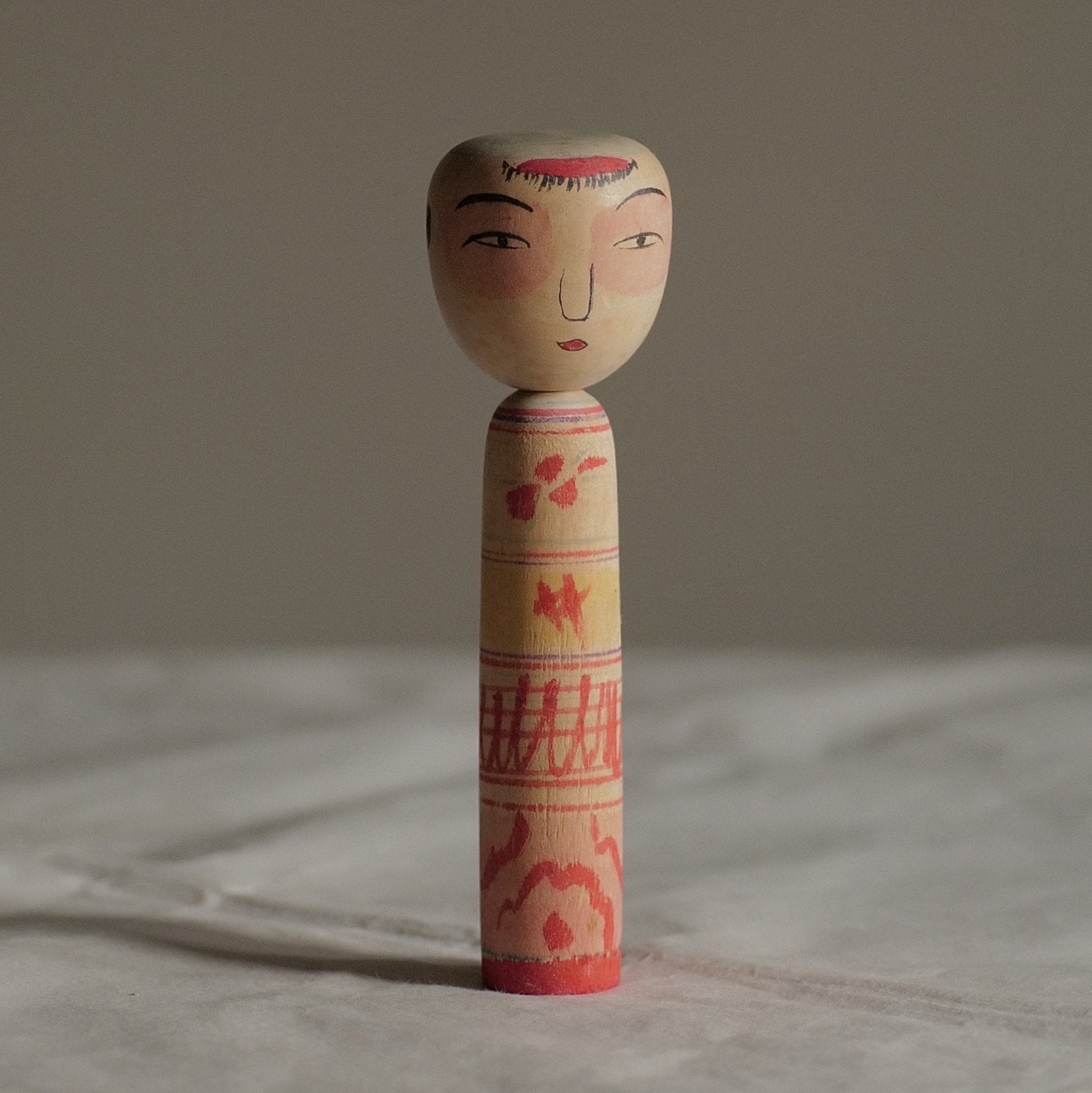 KOKESHI NAKANOSAWA VINTAGE PAR ARAKAWA YOICHI / 18,5 CM