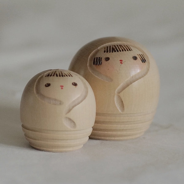 DUO DE KOKESHI VINTAGES PAR MURAKAMI KENICHI / 6 CM