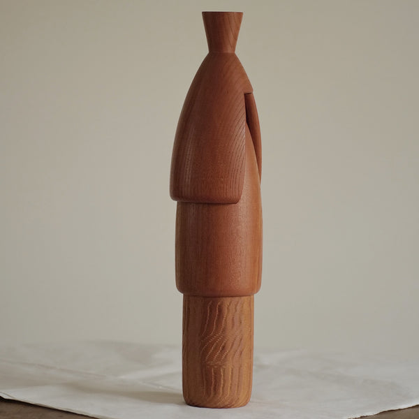 GRANDE KOKESHI VINTAGE PAR SHOZAN SHIDO / 46,5 CM