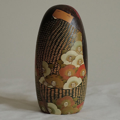 KOKESHI VINTAGE PAR USABURO / MASSIVE / 28 CM