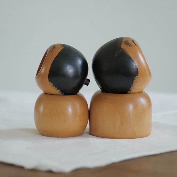 KOKESHI VINTAGE GÉANTE PAR SATO SACHIKO / 14 CM