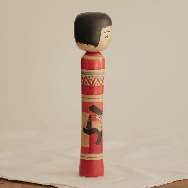 KOKESHI VINTAGE DE STYLE TSUGARU PAR HASEGAWA KENZO / 28 CM