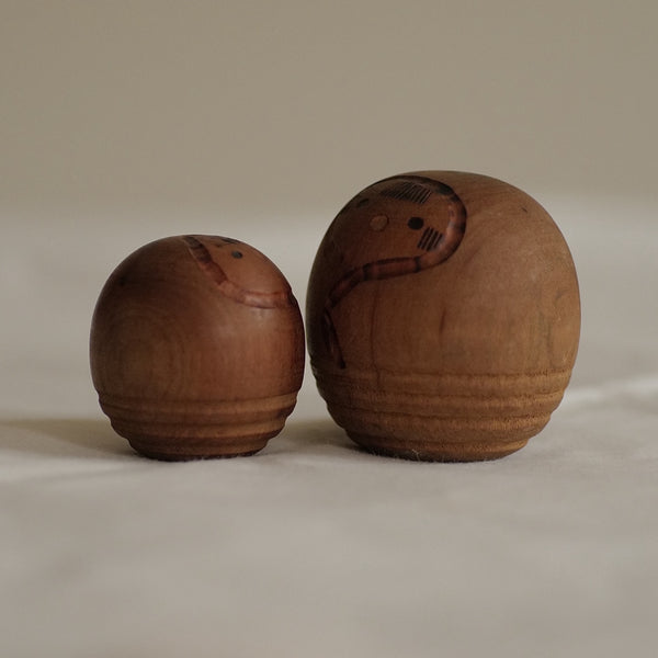 DUO DE KOKESHI VINTAGES PAR MURAKAMI KENICHI / 6 CM