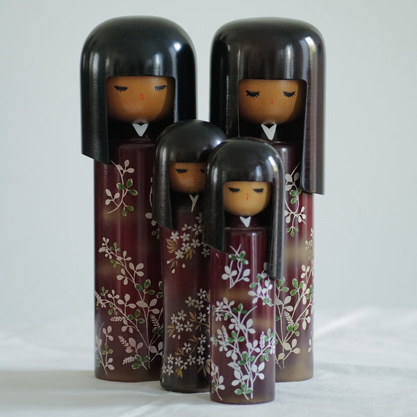 KOKESHI VINTAGE PAR SEIFU GONO / 27 CM