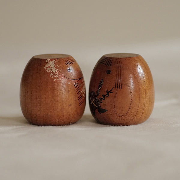 DUO DE KOKESHI VINTAGE / 5 CM