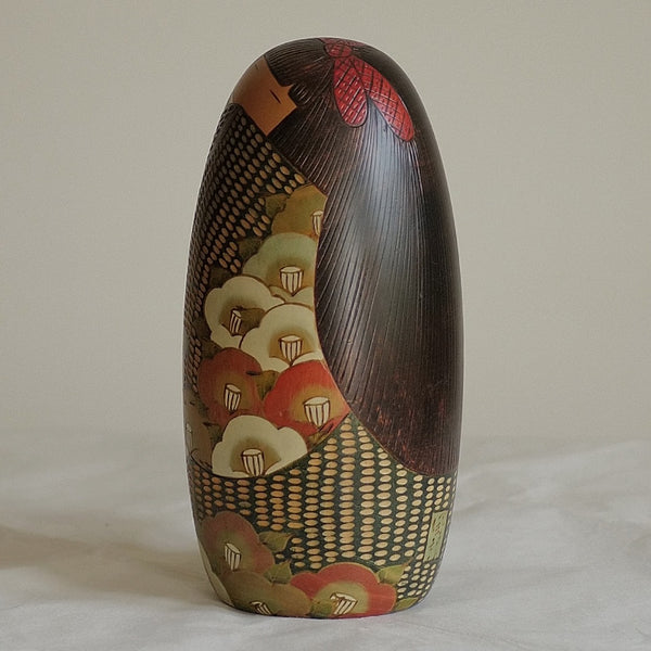 KOKESHI VINTAGE PAR USABURO / MASSIVE / 28 CM