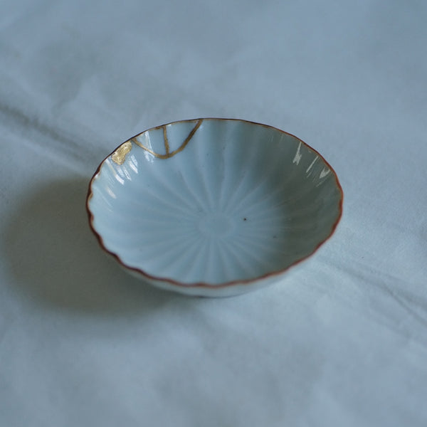 COUPELLE ANCIENNE CHRYSANTHÈME / AVEC KINTSUGI / EDO